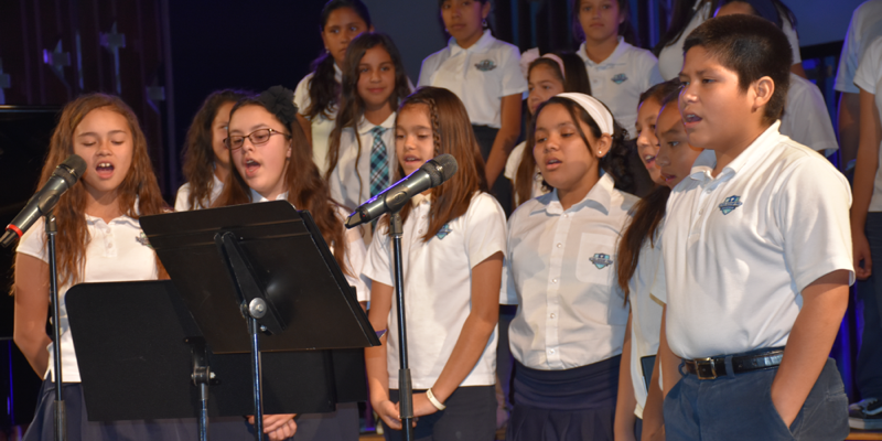 scholarship prep kids singing